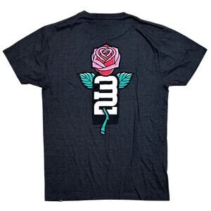 ThirtyTwo Men's T-Shirt 32 Art Crewneck Short Sleeve Tee in Charcoal Heather